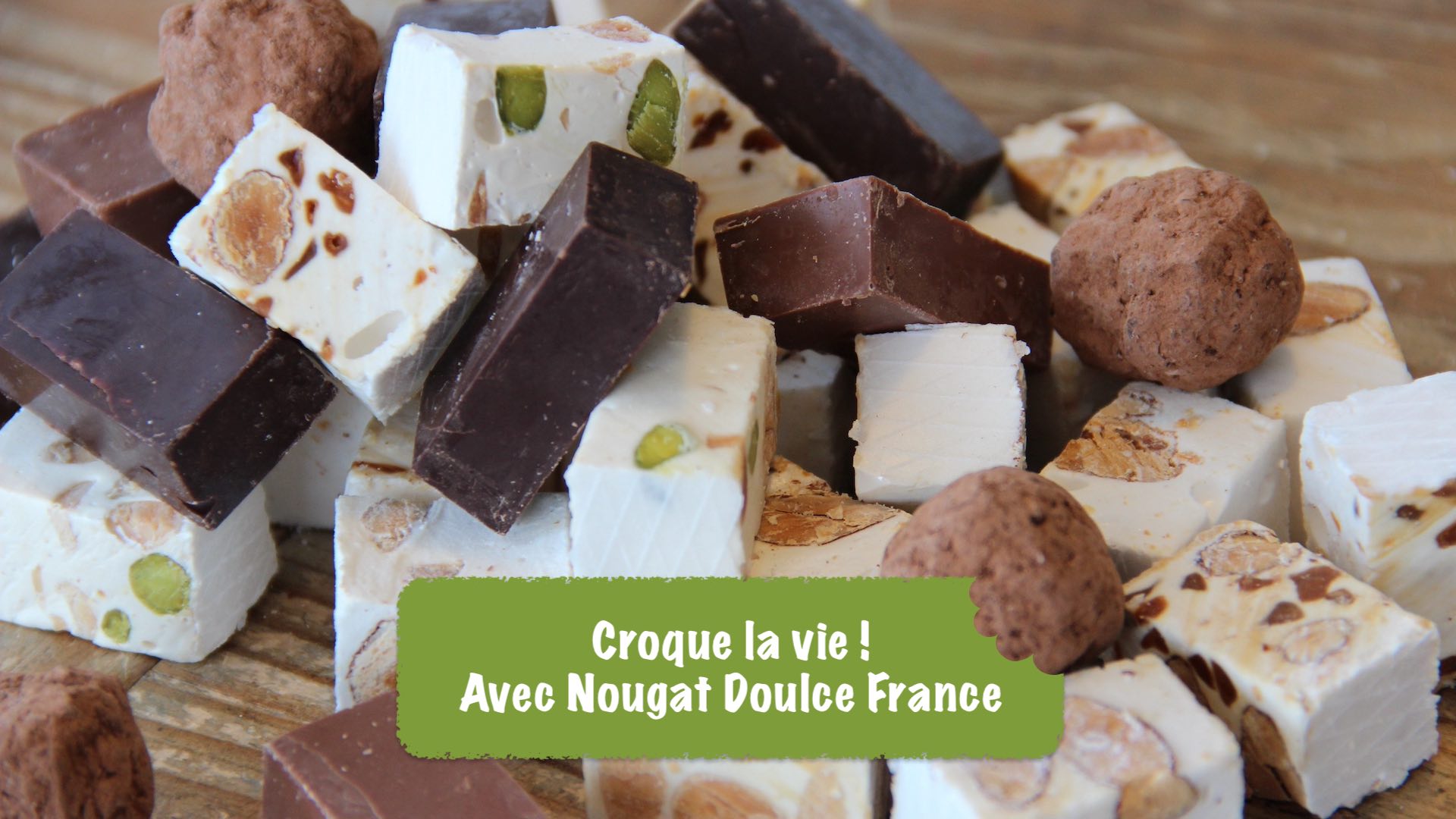 Nougat tendre de Montélimar - Chocolaterie La Frigoulette