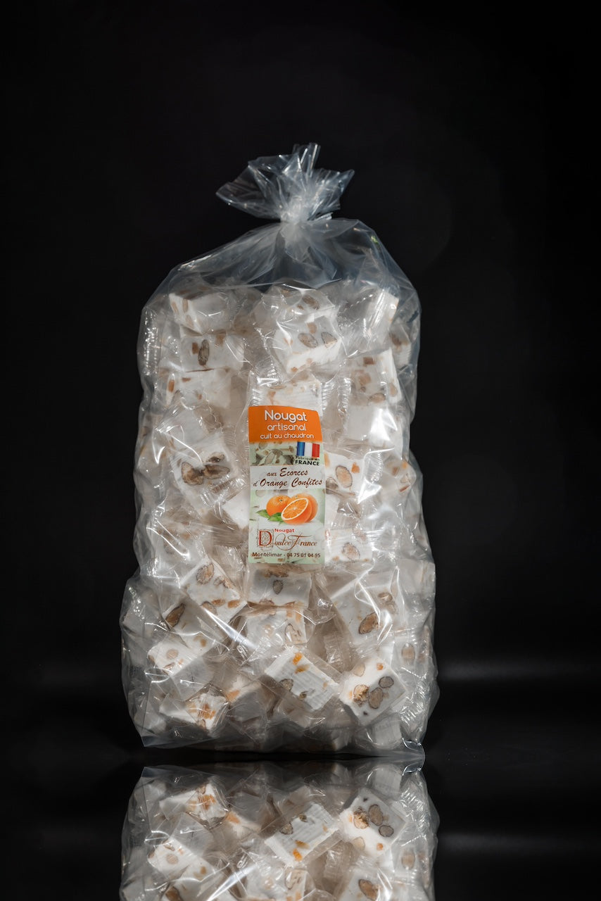 Nougat tendre aux écorces d'oranges confites