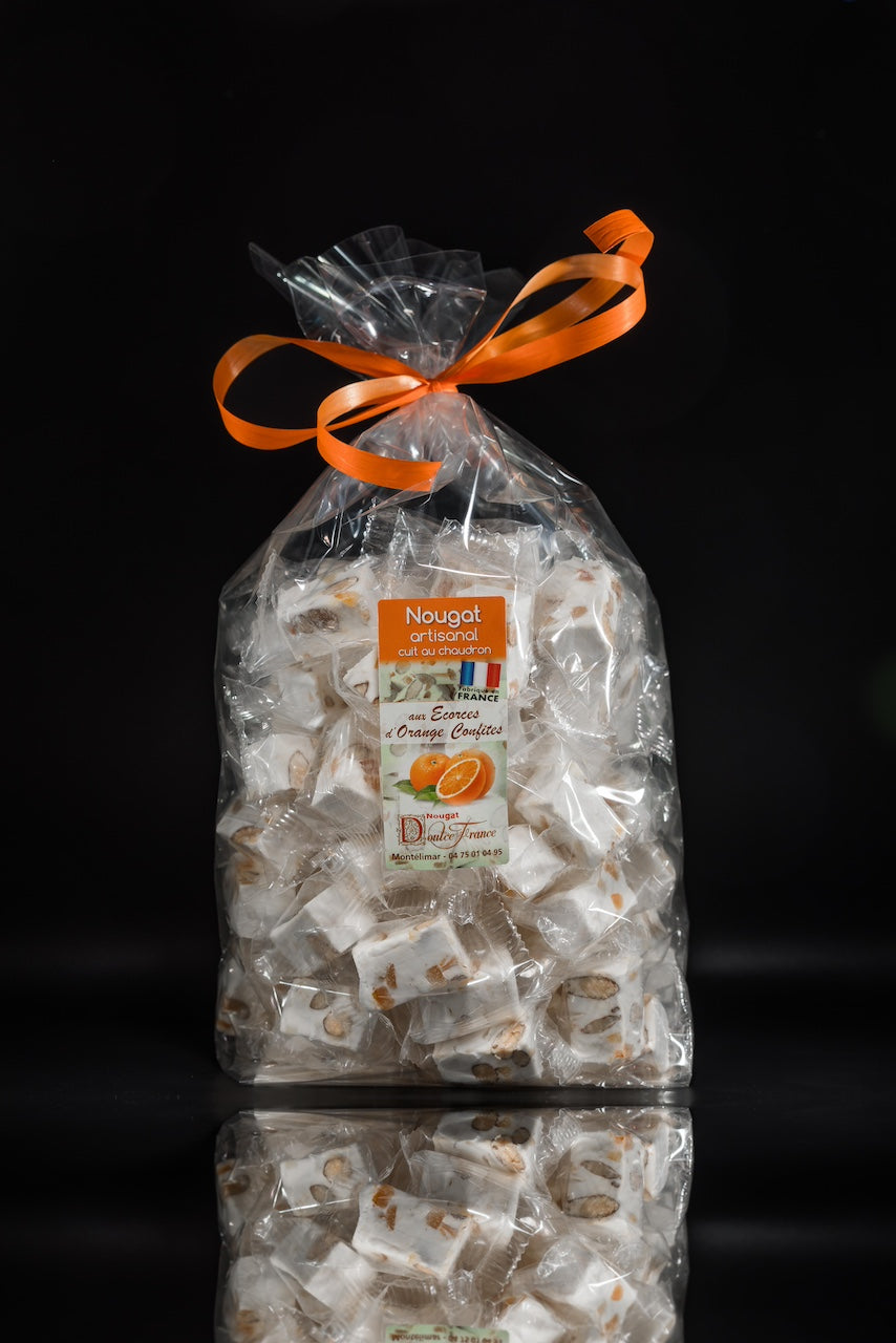 Nougat tendre aux écorces d'oranges confites