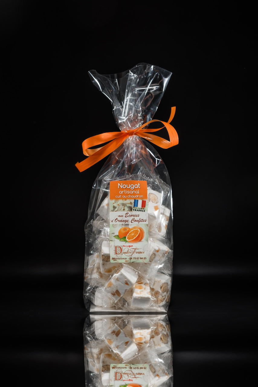 Nougat tendre aux écorces d'oranges confites