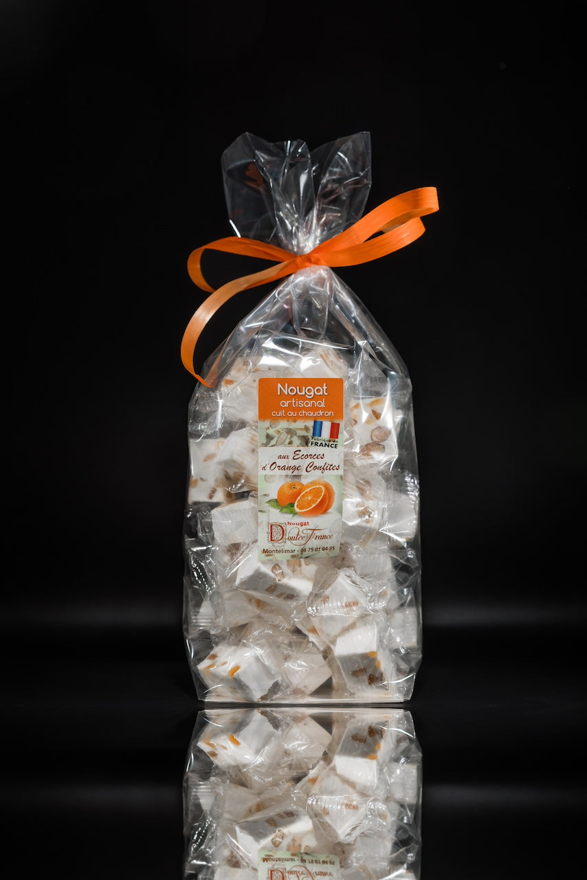 Nougat tendre aux écorces d'oranges confites