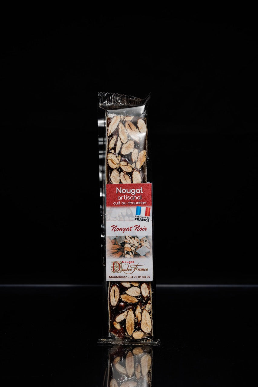 Barre 100 g Nougat Noir de Provence artisanal