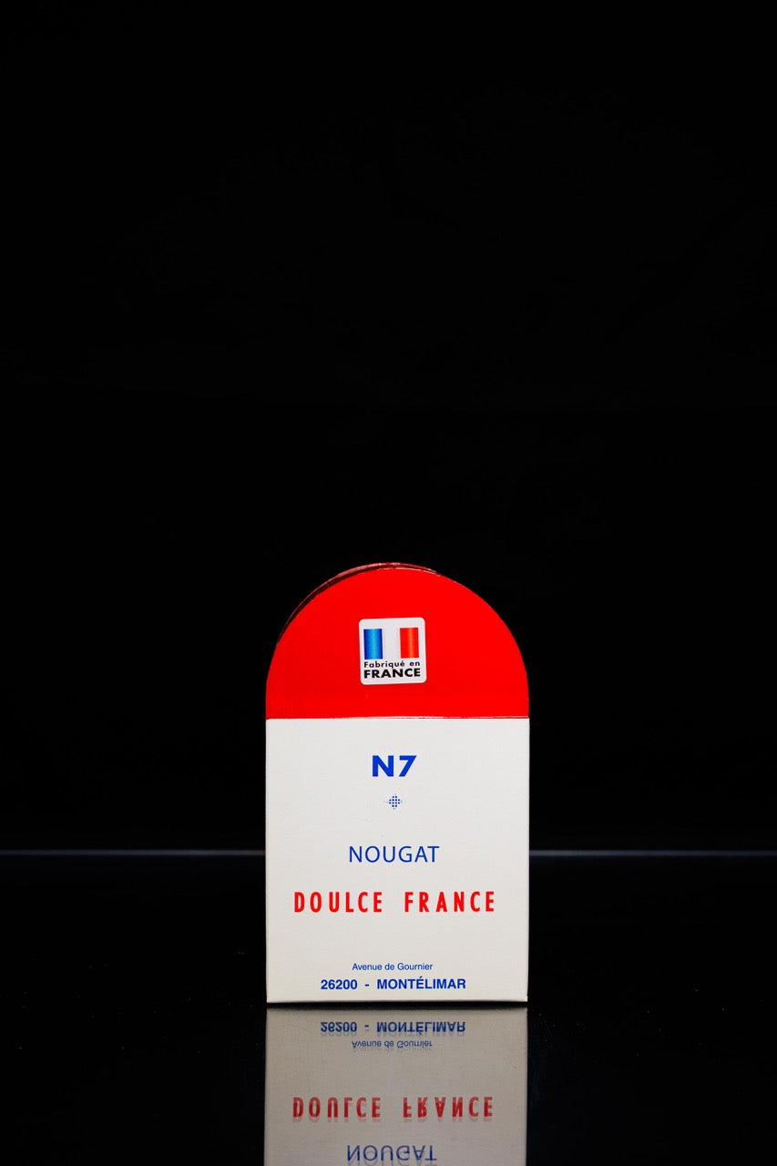 Boite borne 100g N7 Nougat tendre artisanal