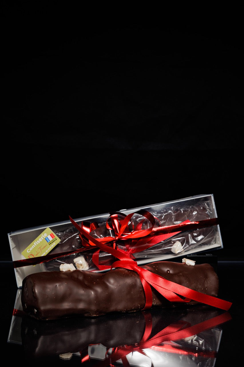 Buche 500 g Nougat au chocolat noir