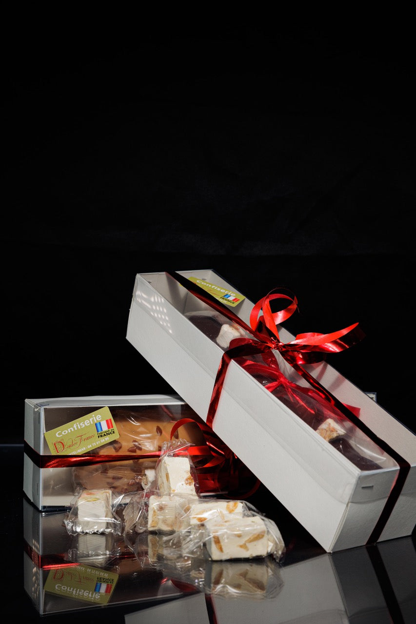 Buche de Noël 500 g nougat tendre au chocolat