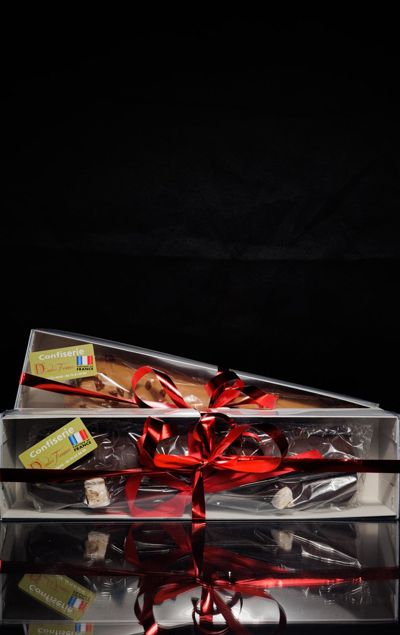 Buches 500 g Nougat tendre au chocolat