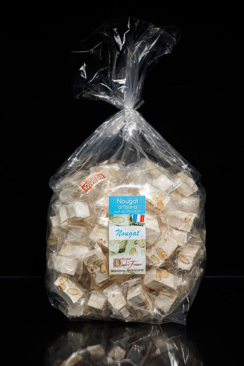 Sac 1 Kg Nougat dur artisanal