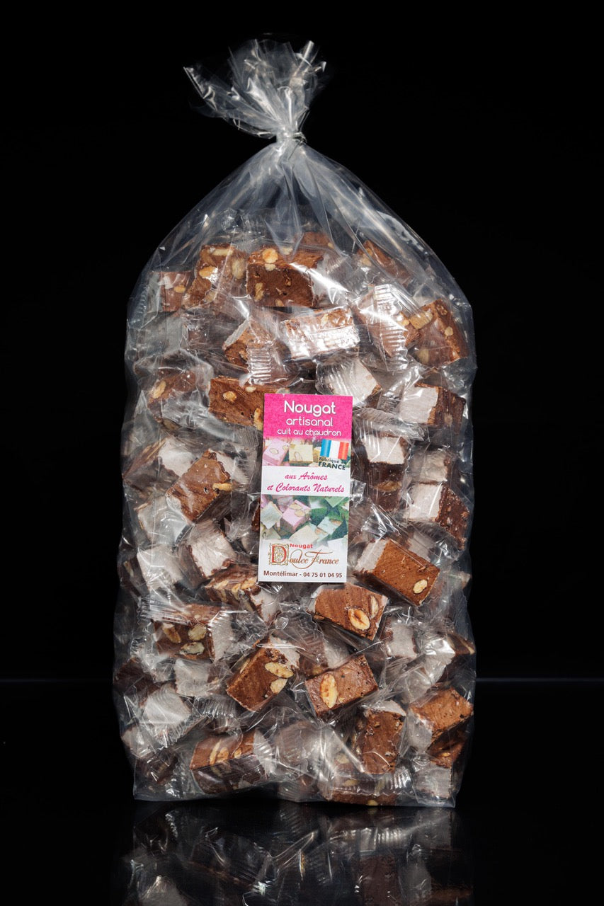Sachet 2 Kg Nougat tendre artisanal au cacao