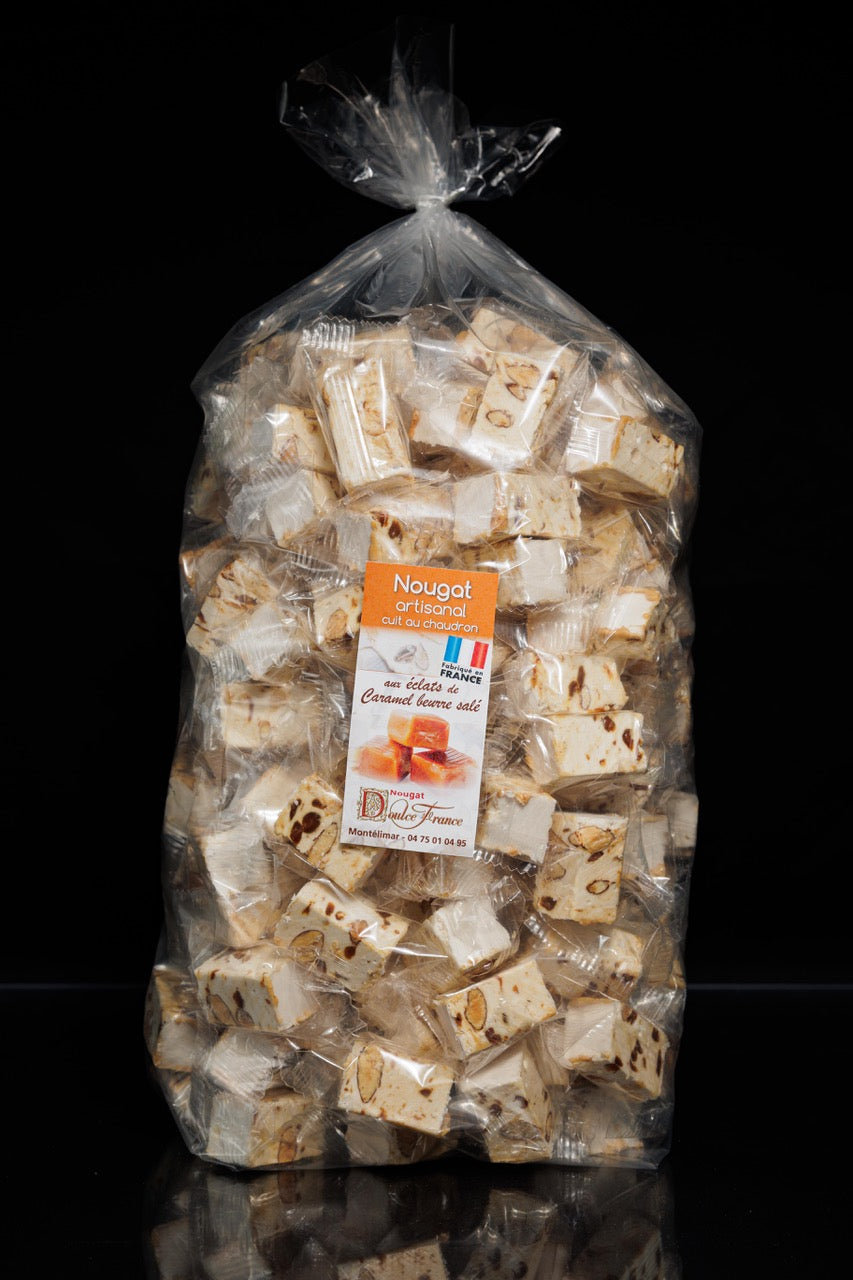 Sachet 2 Kg Nougat aux éclats de caramel au beurre salé