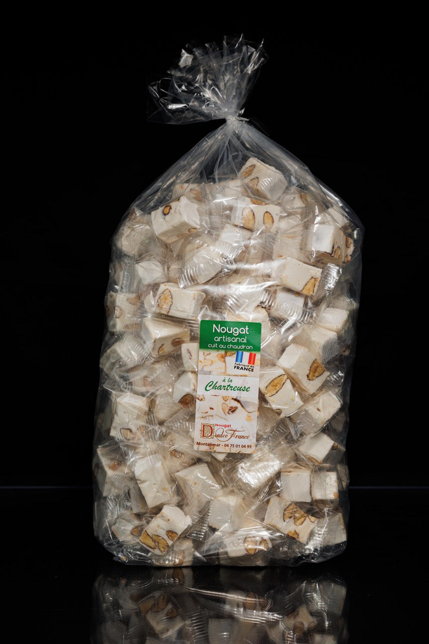 Sachet 2 kg Nougat tendre artisanal à la Chartreuse