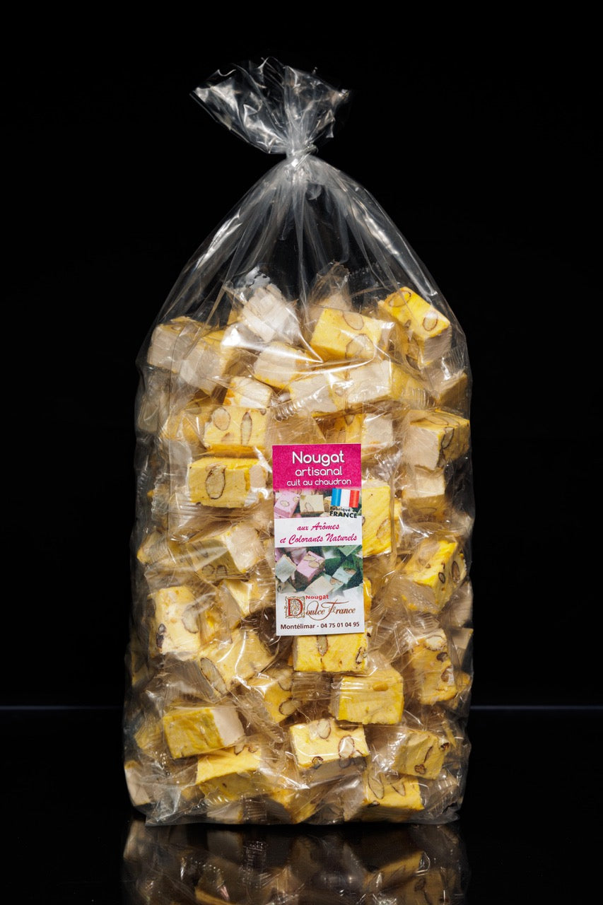 Sachet 2 Kg Nougat tendre artisanal au citron