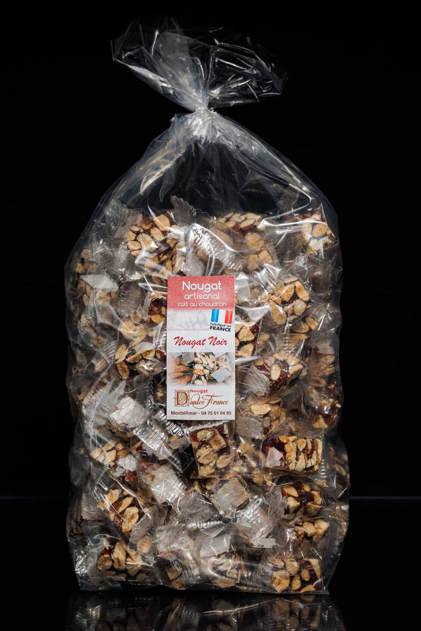 Sachet 2 Kg Nougat Noir de Provence artisanal