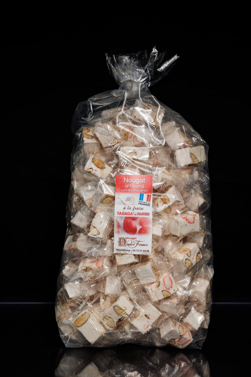 Sachet 2 Kg Nougat à la Fraise Tagada