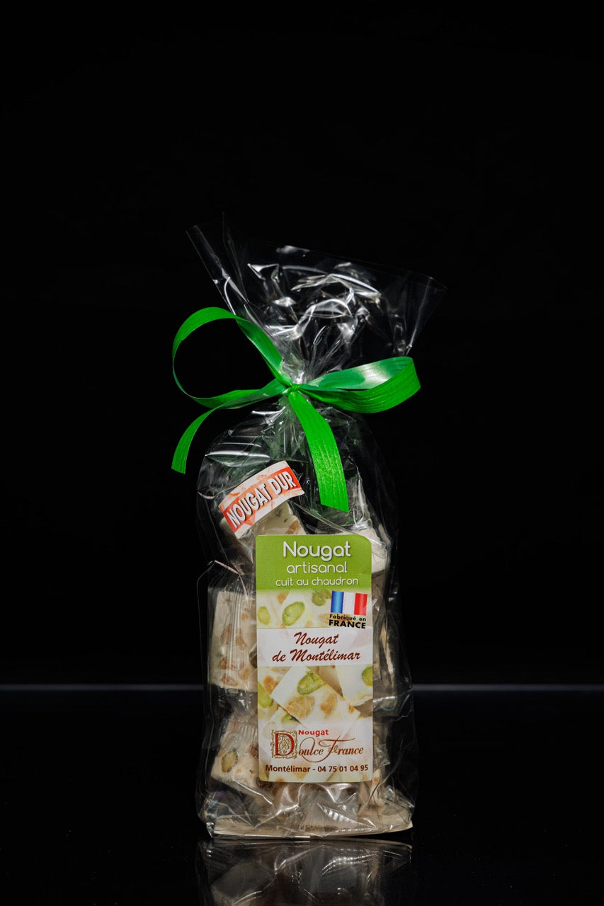 Sachet 100g Nougat de Montelimar dur artisanal