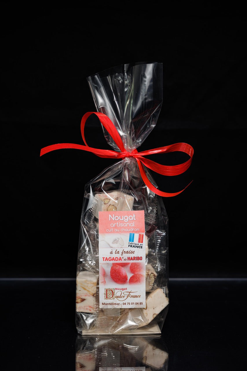 Sachet 100 g Nougat à la Fraise Tagada