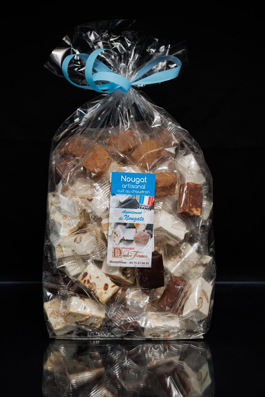 Sachet 1 kg Assortiment de Nougat artisanal