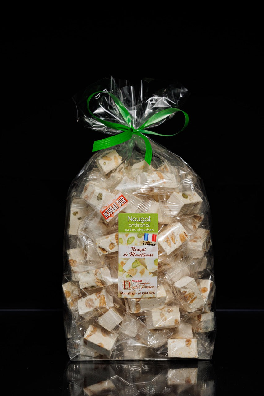 Sachet 1 Kg Nougat de Montelimar dur artisanal