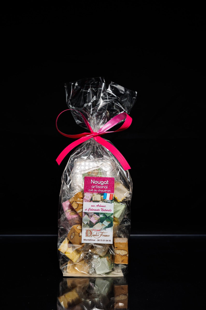 Sachet 200 g Nougat tendre artisanal aromatisé