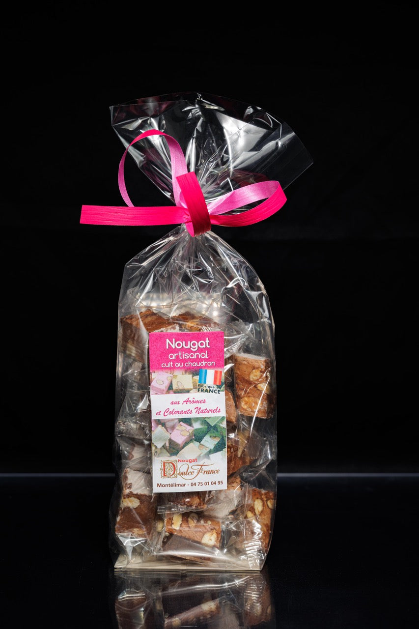 Sachet 200 g Nougat tendre artisanal au cacao