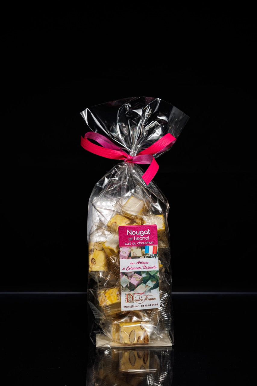 Sachet 200 g Nougat tendre artisanal au citron