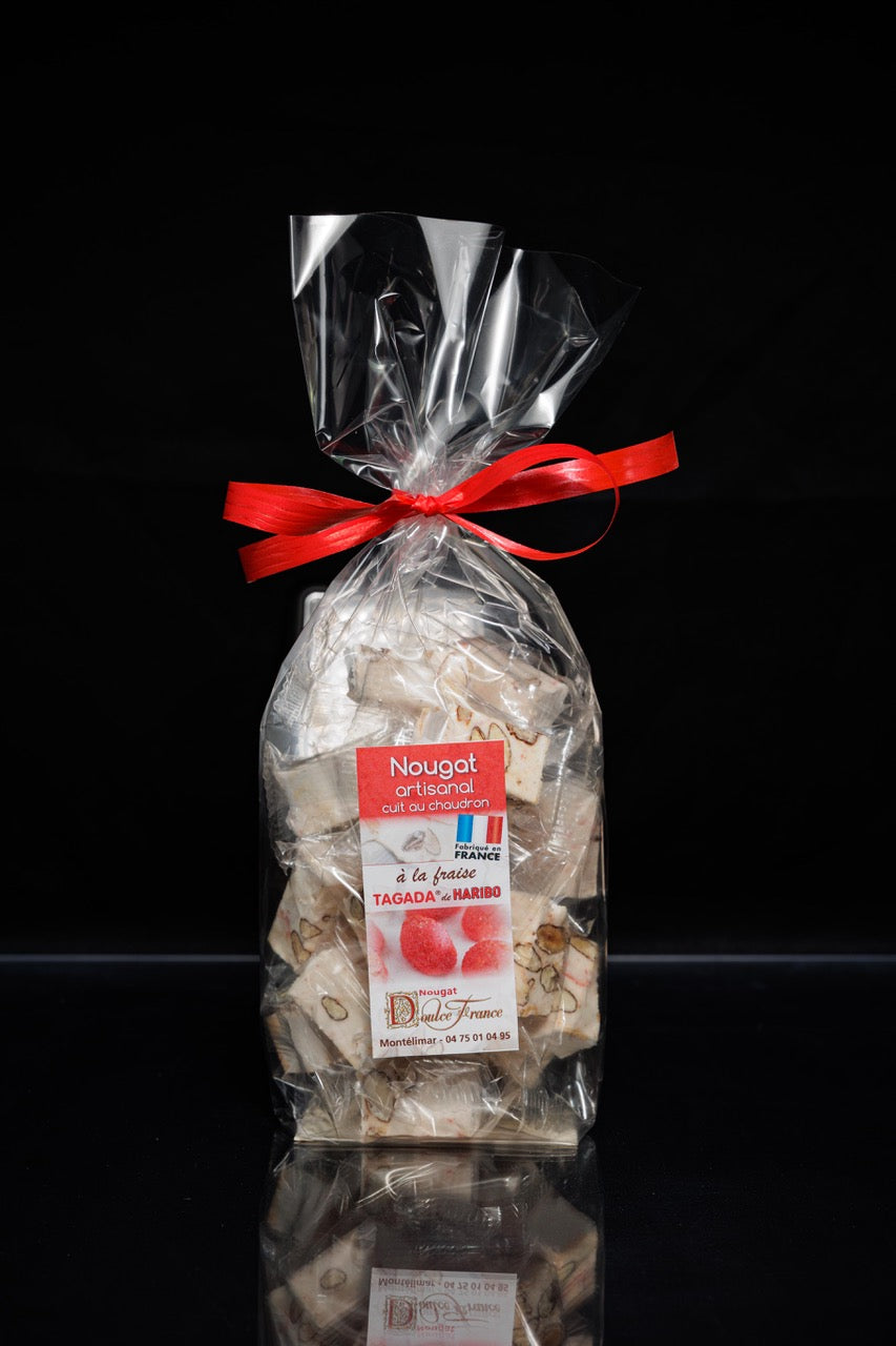 Sachet 200 g Nougat à la Fraise Tagada