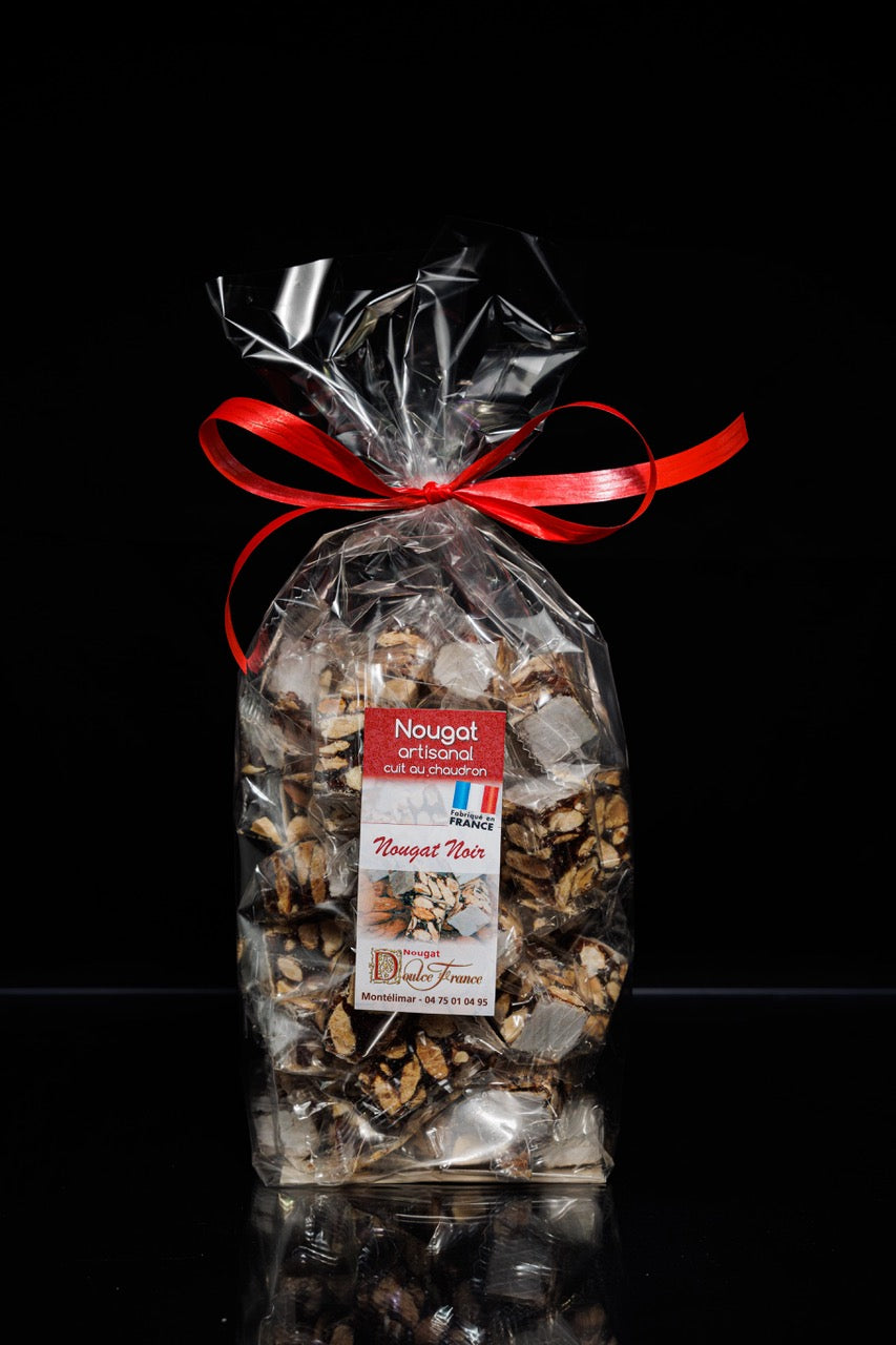 Sachet 400 g Nougat Noir de Provence artisanal