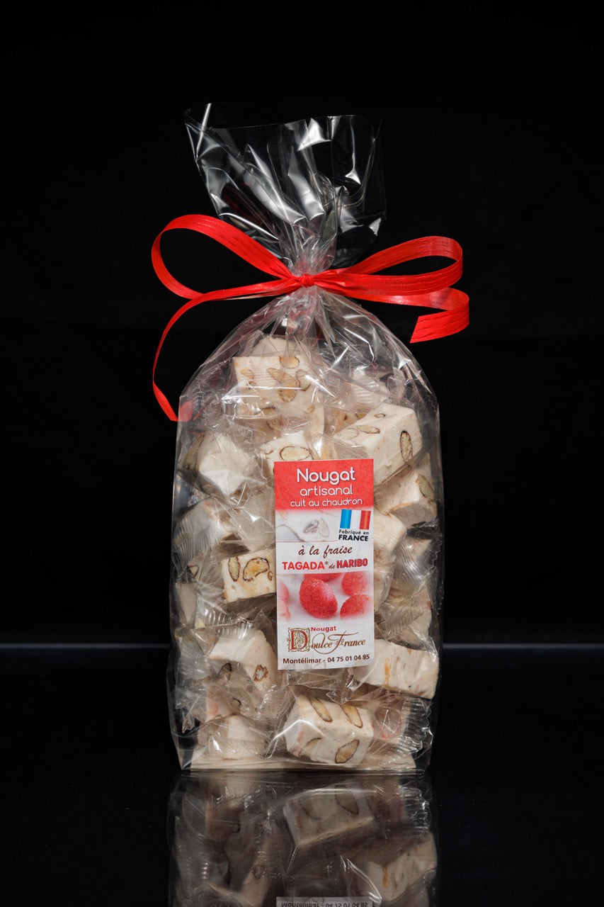 Sachet 400 g Nougat à la Fraise Tagada