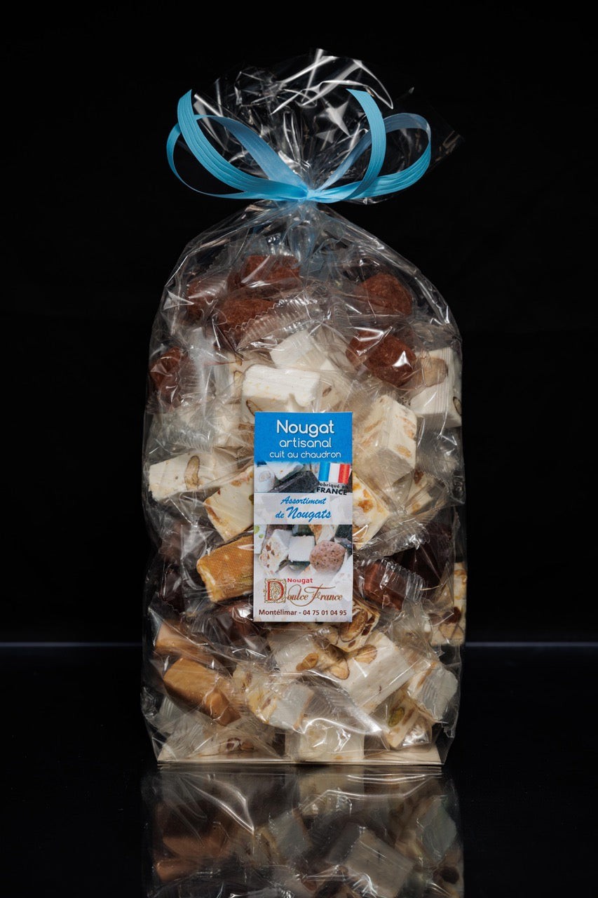 Sachet 800 g Assortiment de Nougat artisanal